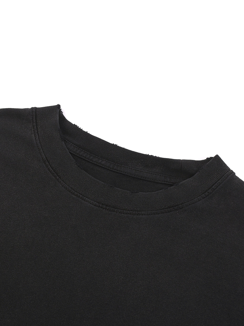 Snow Washed Raw-Hem T-Shirt,Snow Washed Raw-Hem ,T-Shirt