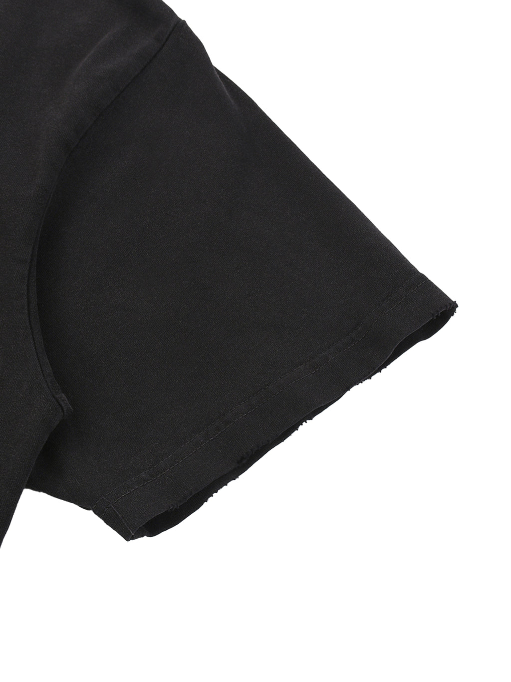 Snow Washed Raw-Hem T-Shirt,Snow Washed Raw-Hem ,T-Shirt