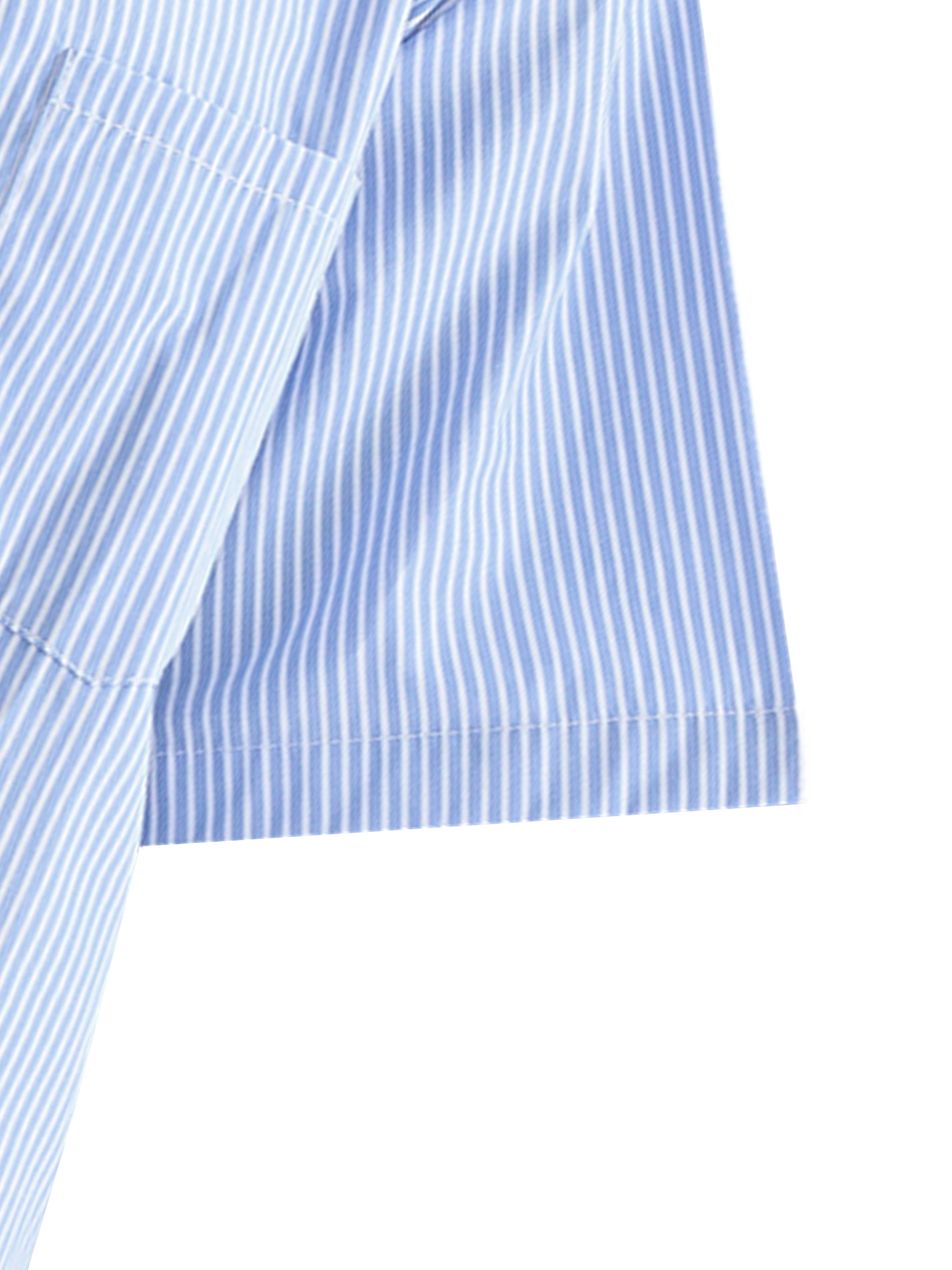 Oversized Vertical Stripe Boxy Shirt/lost boy