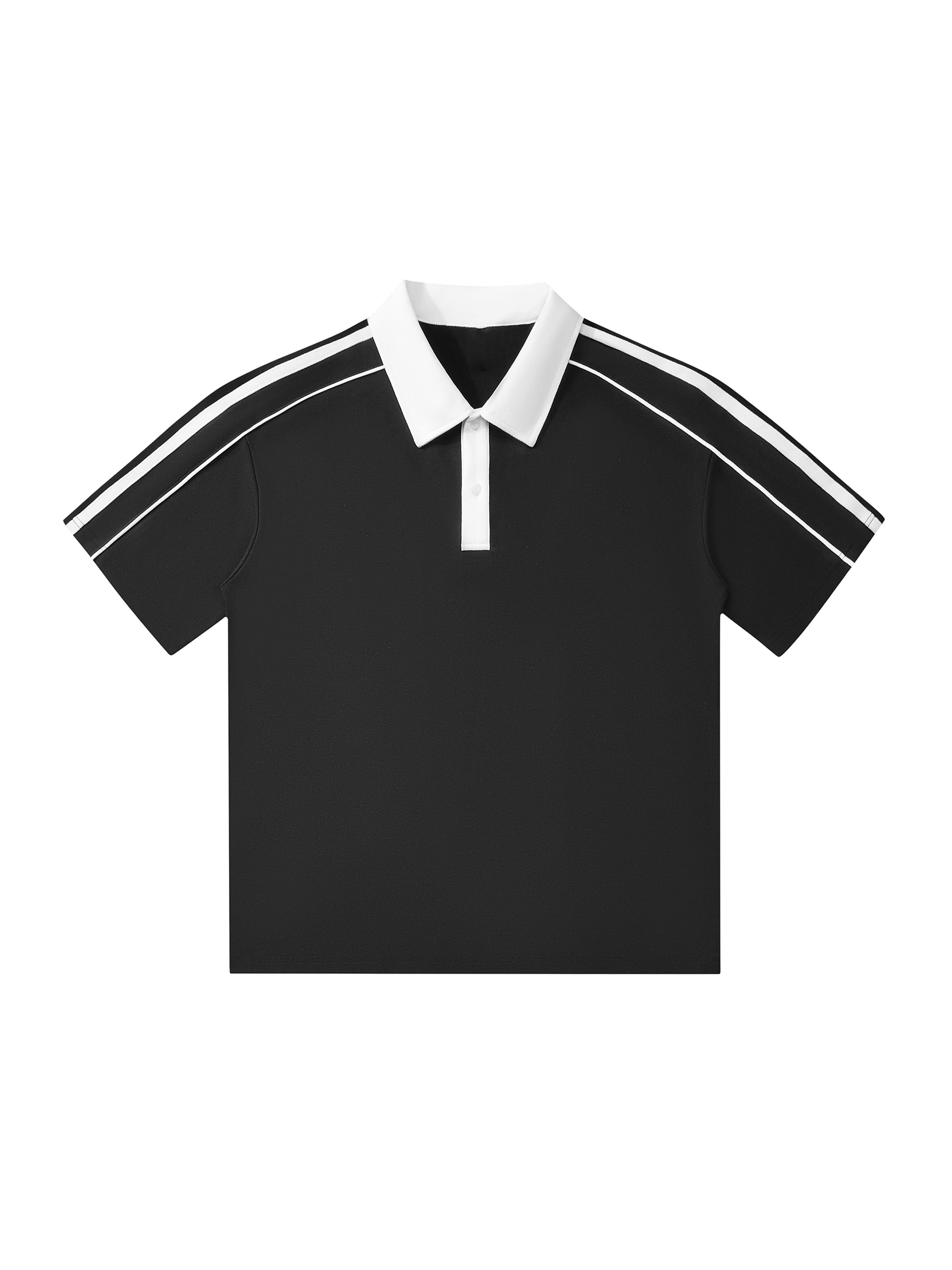 Contrast Collar Short-Sleeve P,Short-Sleeve P,Short-Sleeve Polo Shirt